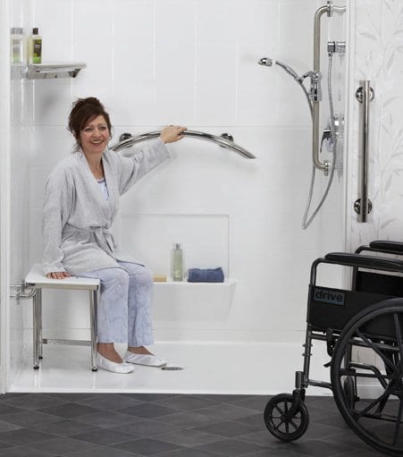Accessible Bathrooms happy lady